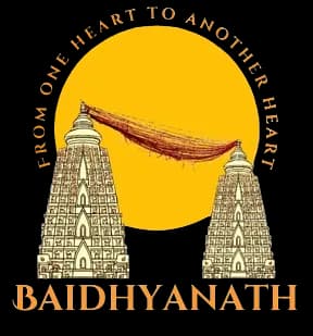 Baidhyanath.Org Official Logo Transparent HD. Experience the spiritual pilgrimage to Baba Baidyanath Dham Jyotirlinga (also known as Vaidyanath or Baidhyanath or Baijnath or Vaijnath Dham) with our all-inclusive services, including hotels, dharamshalas, prasad, deoghar peda, pooja and darshan services and reliable cab and travel services booking. We ensure a spiritual and divine visit, making your spiritual journey in Deoghar truly memorable.